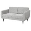 2 Seat Sofa Beige Brown Black