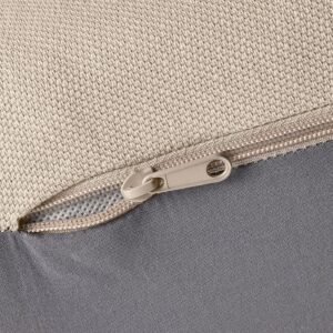 CoverEase – Footstool Cover in Hallarp Beige